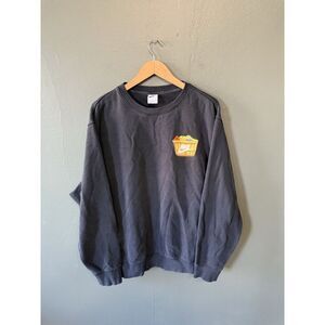 Nike Balanced Diet Sweatshirt Pullover Black Fruits/Food Pyramid Mens XL